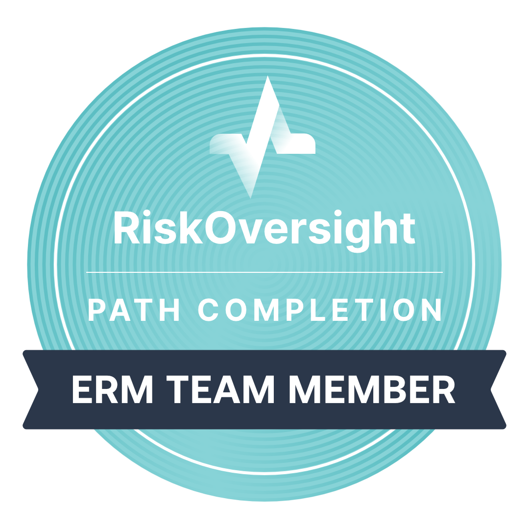 RiskOversight ERM Team Member Learning Path