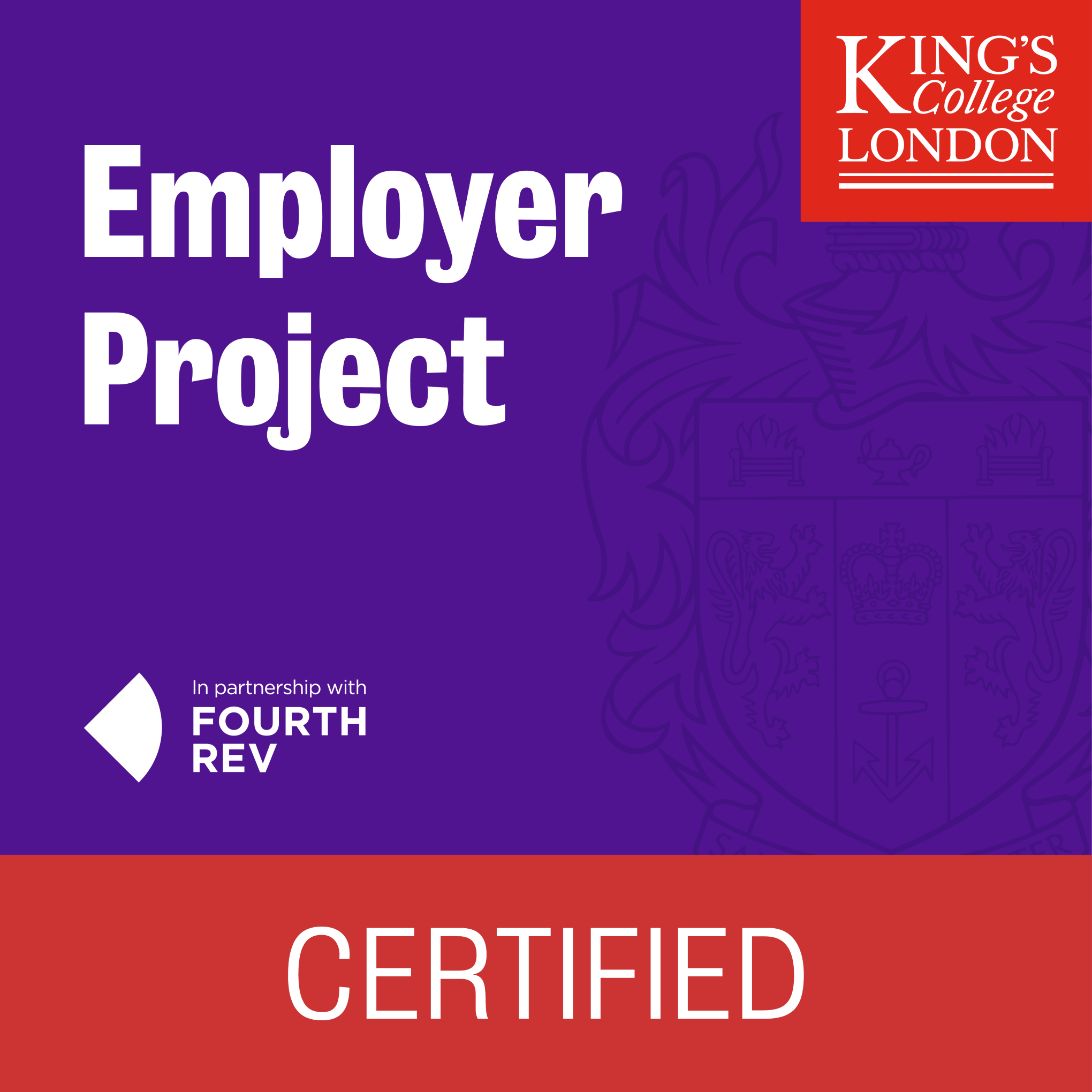 Kings College London UX Design Career Accelerator: Employer Project
