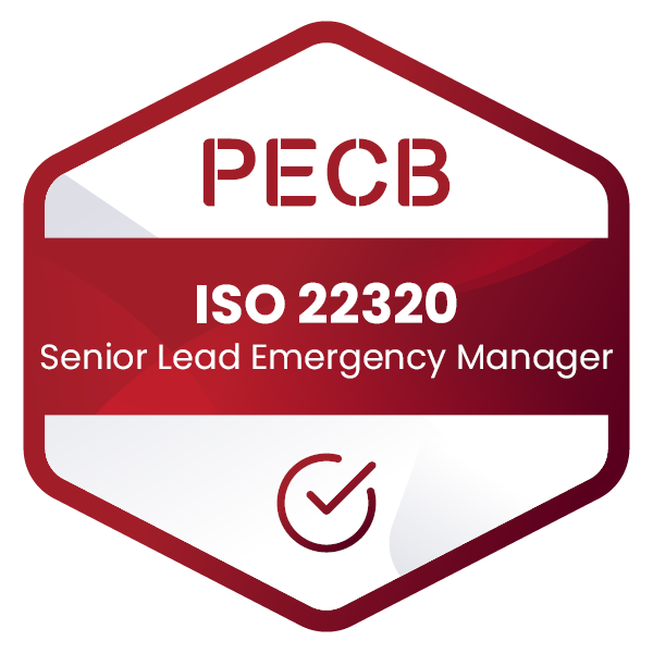 ISO 22320 Senior Lead Emergency Manager