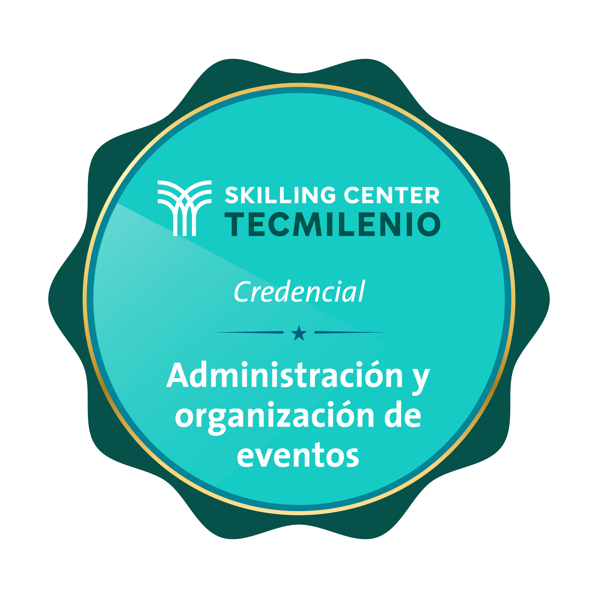 Credencial Administración y organización de eventos
