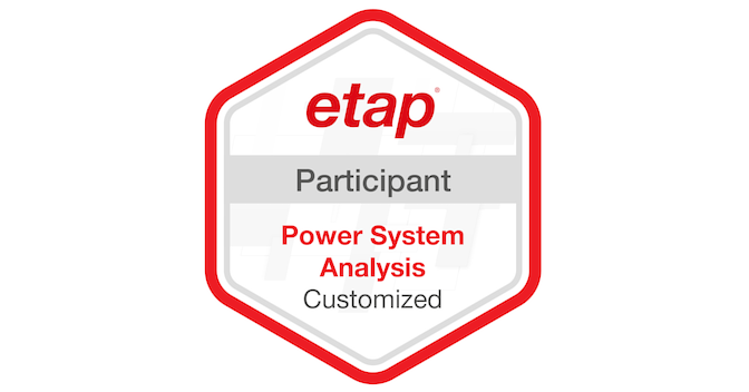 E114 Power System Analysis - Customized Training - Credly