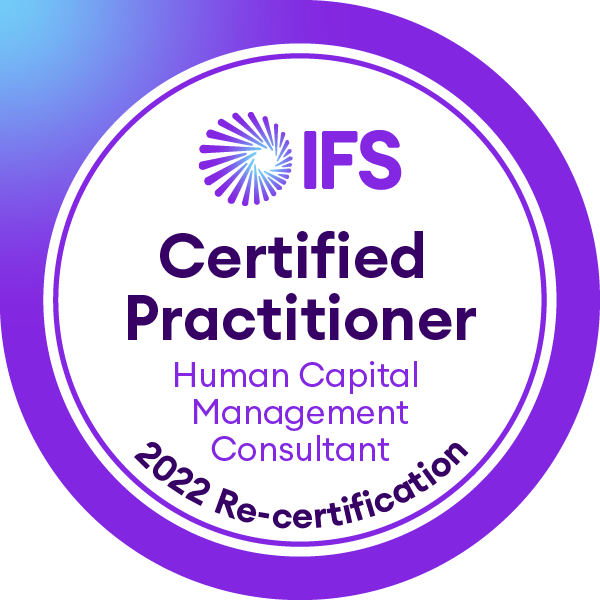 IFS Certified Practitioner - Human Capital Management Consultant (IFS Cloud) - 2022 Re-certification