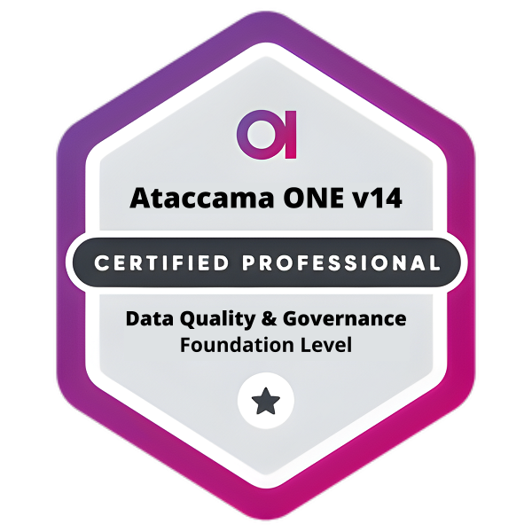 Ataccama ONE v14 | DQG Certified Professional : Foundation