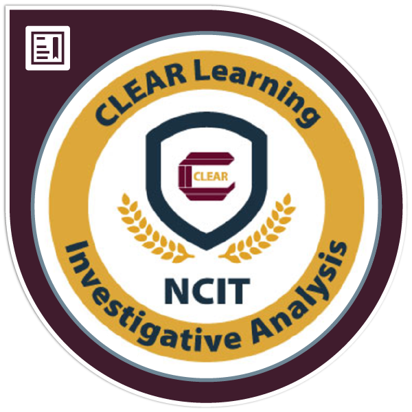 NCIT Specialized - Investigative Analysis