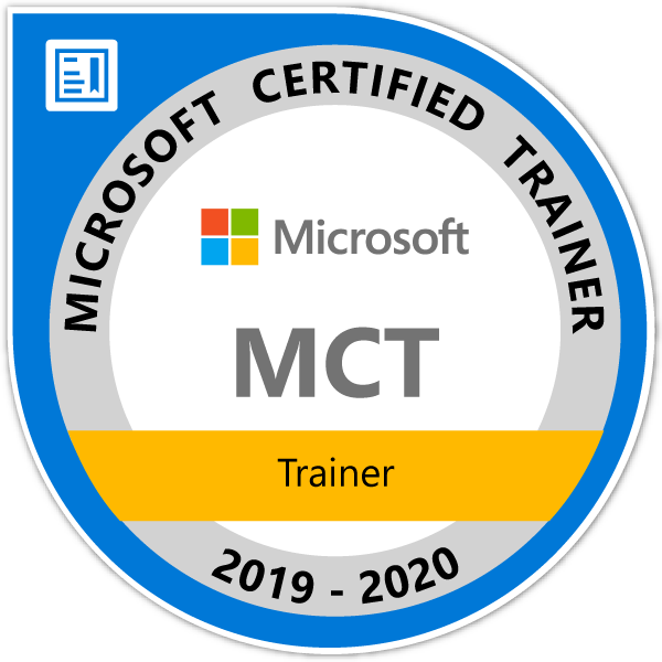 Microsoft Certified Trainer 2019-2020