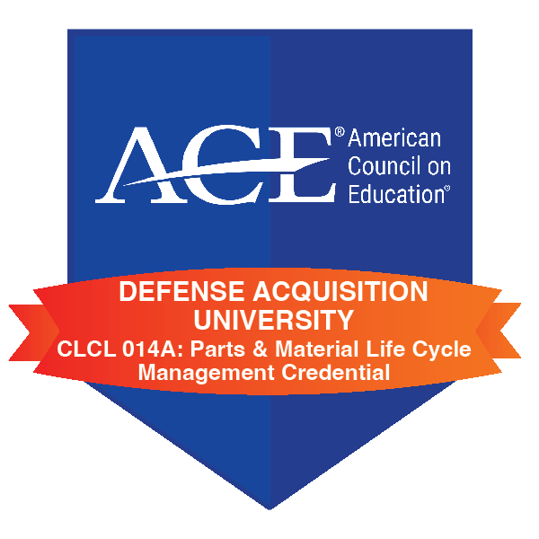 CLCL 014A: Parts & Material Life Cycle Management Credential (CLCL 014A)(v.1)