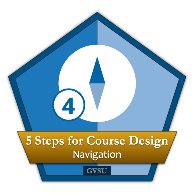 Step 4, Navigation (5 Steps for Course Design Series)