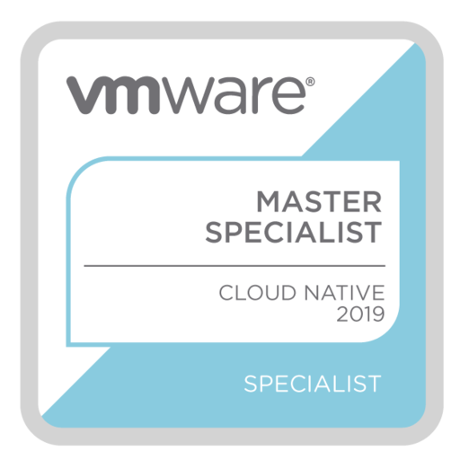 VMware Certified Master Specialist - Cloud Native 2019 - Credly