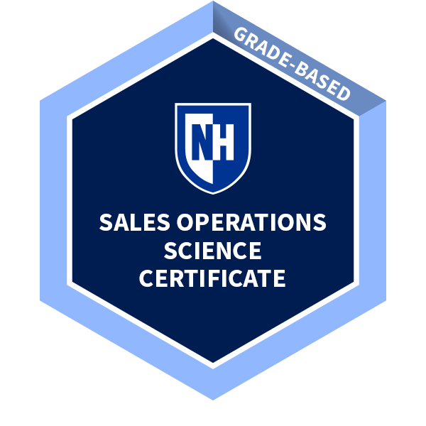 Sales Operations Science Certificate