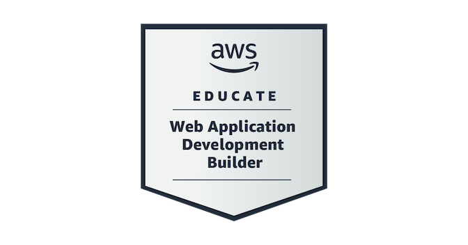 AWS Educate Web Builder - Credly
