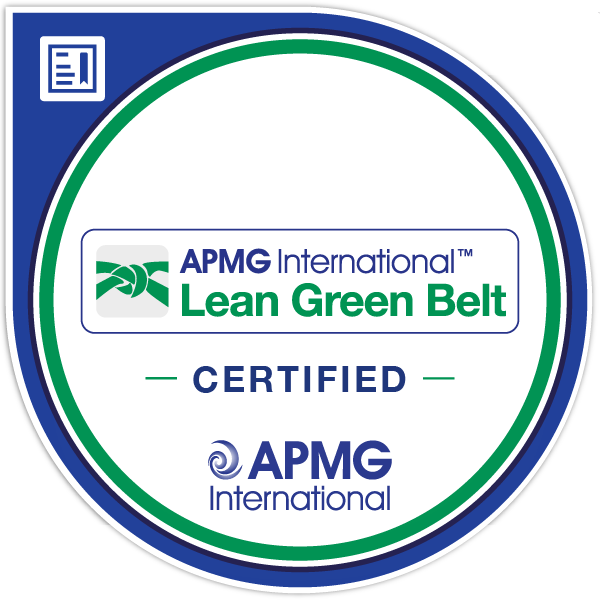 Certified Lean Green Belt