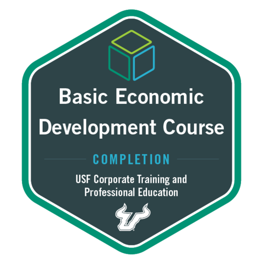 Basic Economic Development Course Completion Badge - Credly