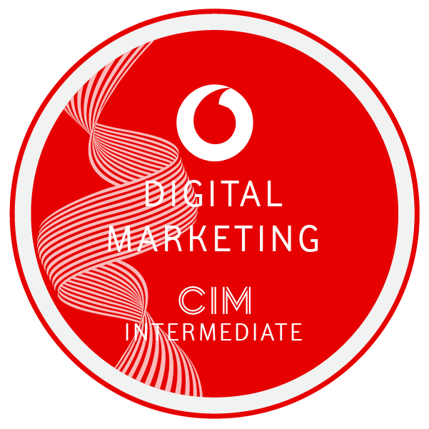 Chartered Institute of Marketing & Vodafone Digital Marketing: Intermediate