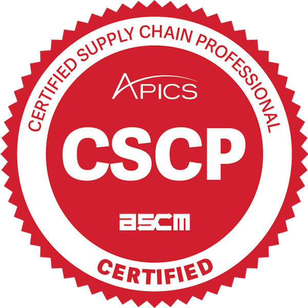 APICS Certified Supply Chain Professional (CSCP)