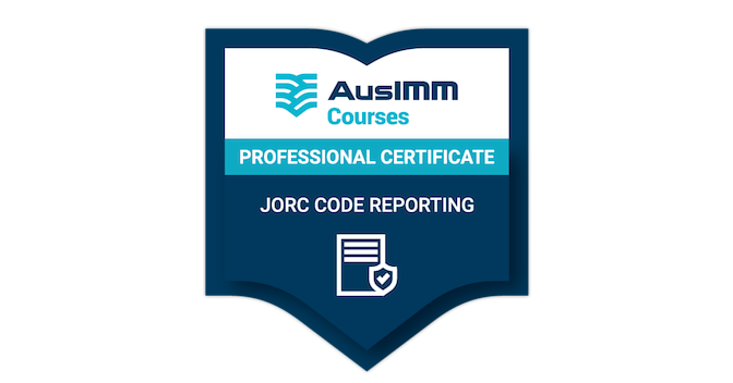 Professional Certificate JORC Code Reporting - Credly