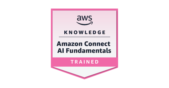 Amazon Connect AI badge