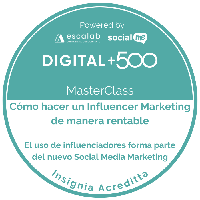 Speaker de la MasterClass: Cómo hacer Influencer Marketing de manera rentable