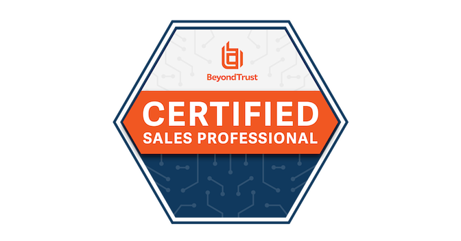 BeyondTrust Certified Sales Professional - Credly