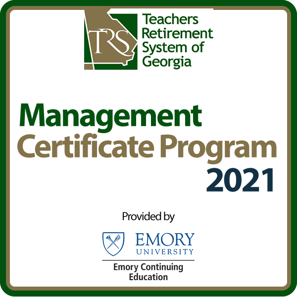TRS Management Certificate Program 2021