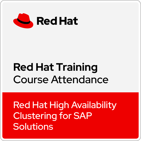 Red Hat High Availability Clustering for SAP Solutions (RH445) - Ver. 8.4