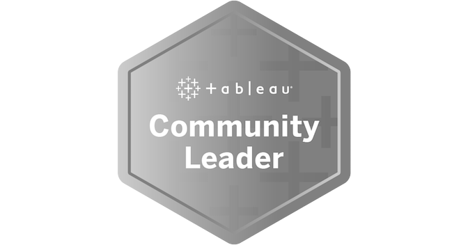 Tableau Community Leader - Credly