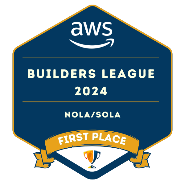 AWS Builders League Award - NOLA/SOLA 2024
