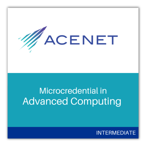 Microcredential in Advanced Computing - Credly