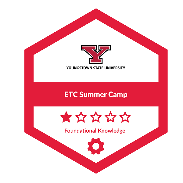 ETC Summer Camp Credly