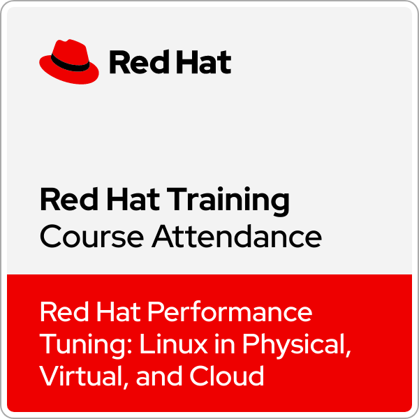 Red Hat Performance Tuning: Linux in Physical, Virtual, and Cloud (RH442) - Ver. 8.0