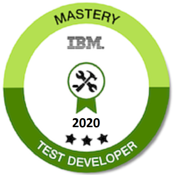 Mastery Test Developer 2020 - Level 3