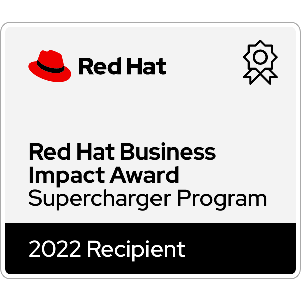 2022 Red Hat Business Impact Award Winner