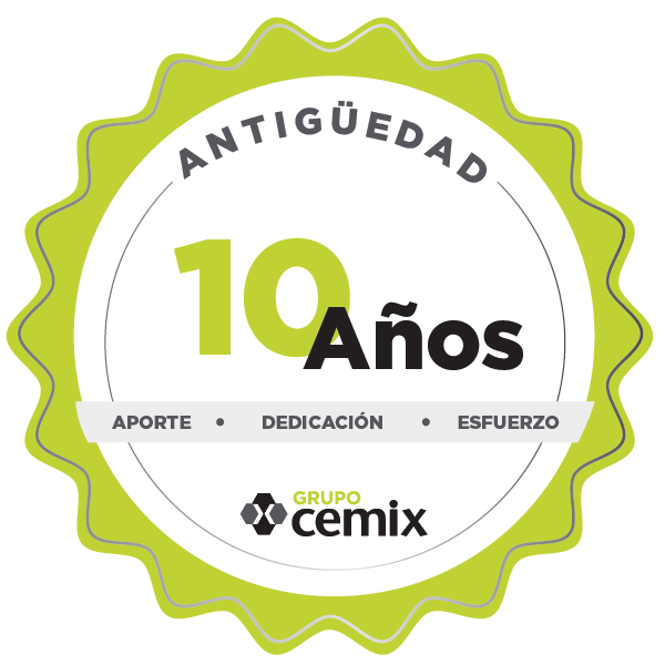 Reconocimiento por Antigüedad 10 años