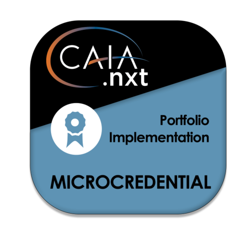 CAIA.nxt™ Portfolio Implementation Microcredential - Credly