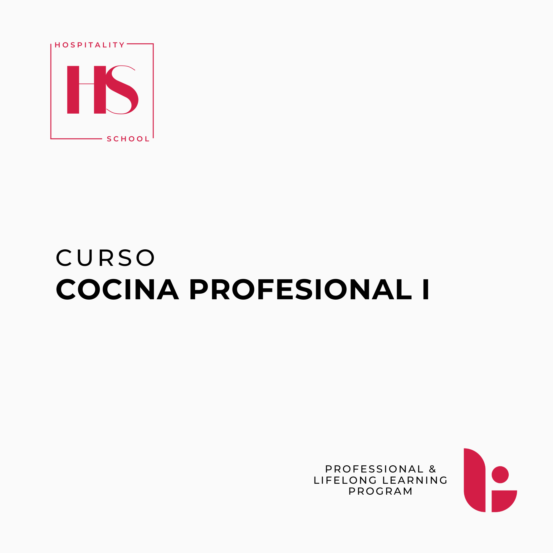 Curso Cocina Profesional I