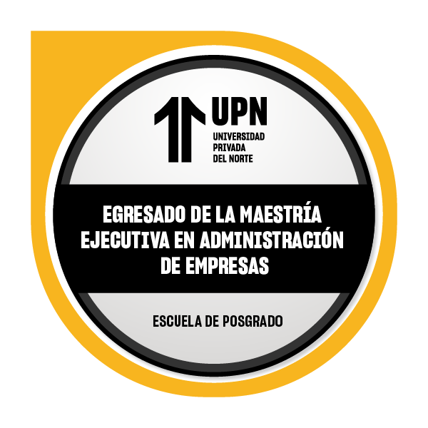 Egresado de la Maestría Ejecutiva en Administración de Empresas