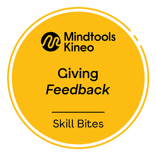 Giving Feedback