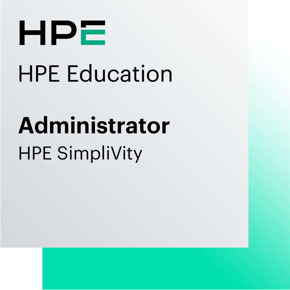 Administrator - HPE SimpliVity