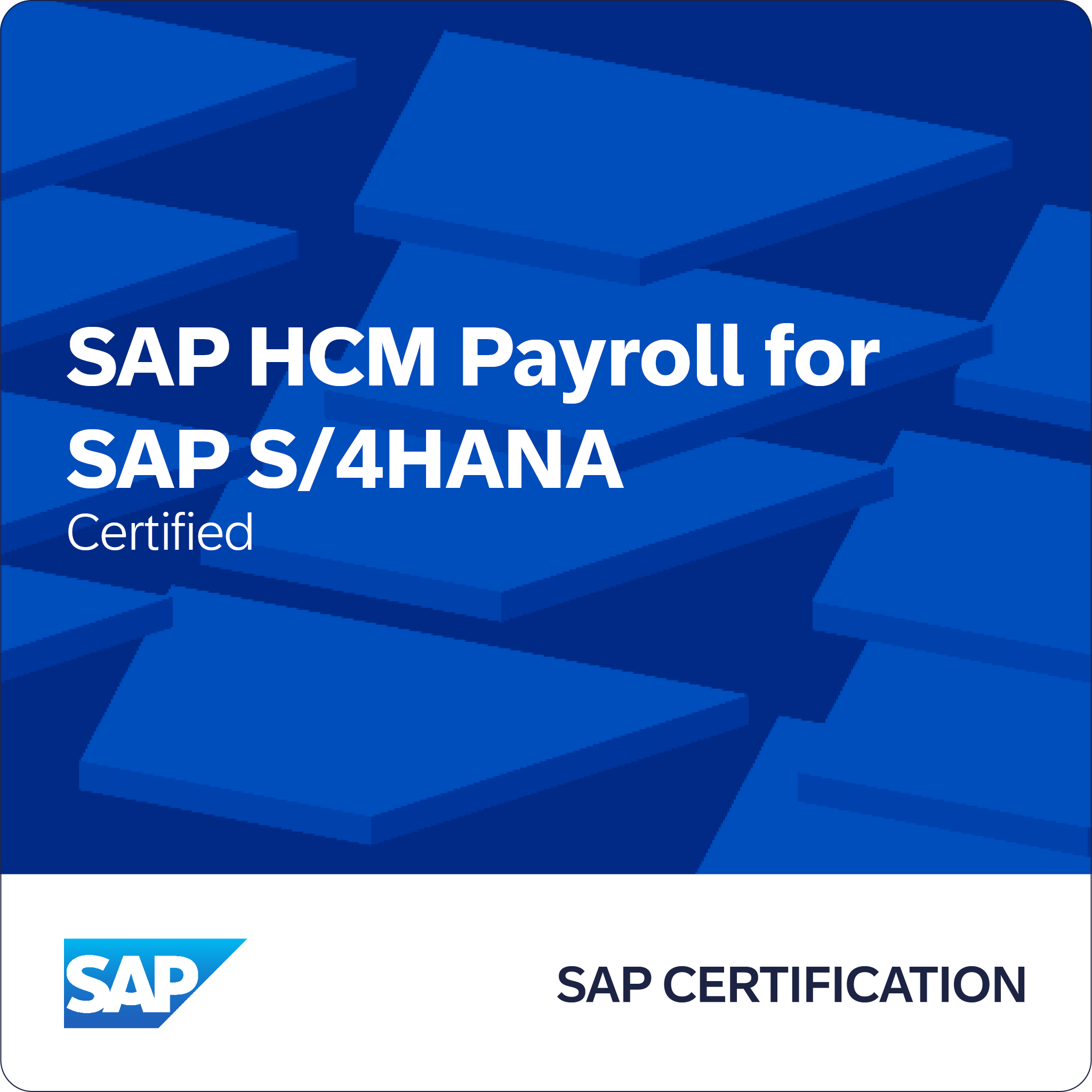 SAP Certified - SAP HCM Payroll for SAP S/4HANA