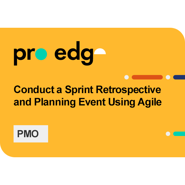 Conduct a Sprint Retrospective and Planning Event using Agile