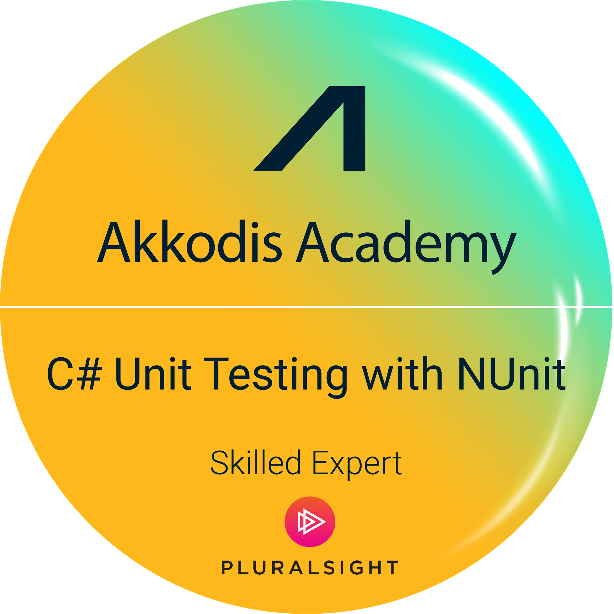 C# Unit Testing with NUnit Skilled Expert - Credly