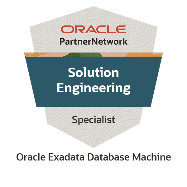 Oracle Exadata Database Machine Solution Engineer Specialist