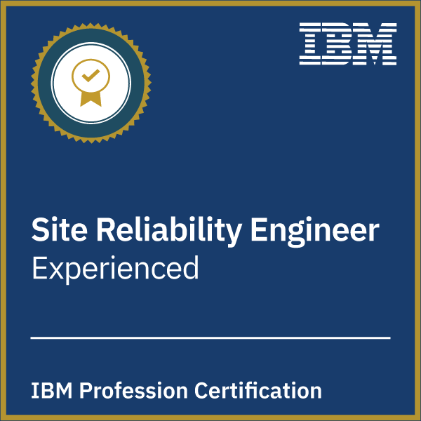 Site Reliability Engineer Profession Certification - Experienced