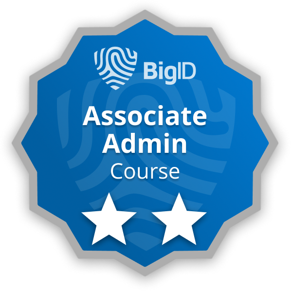 BigID Associate Admin Course