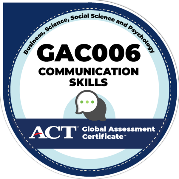 Business, Science and Social Science I: Communication Skills (GAC006)(v.4)