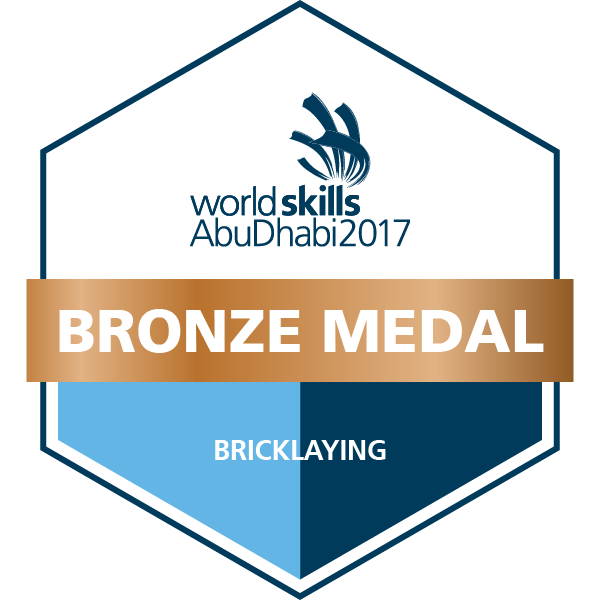 WorldSkills Abu Dhabi 2017 - Bronze Medallist - Bricklaying