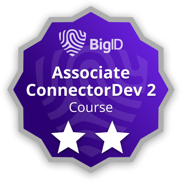 BigID Associate ConnectorDev 2 Course