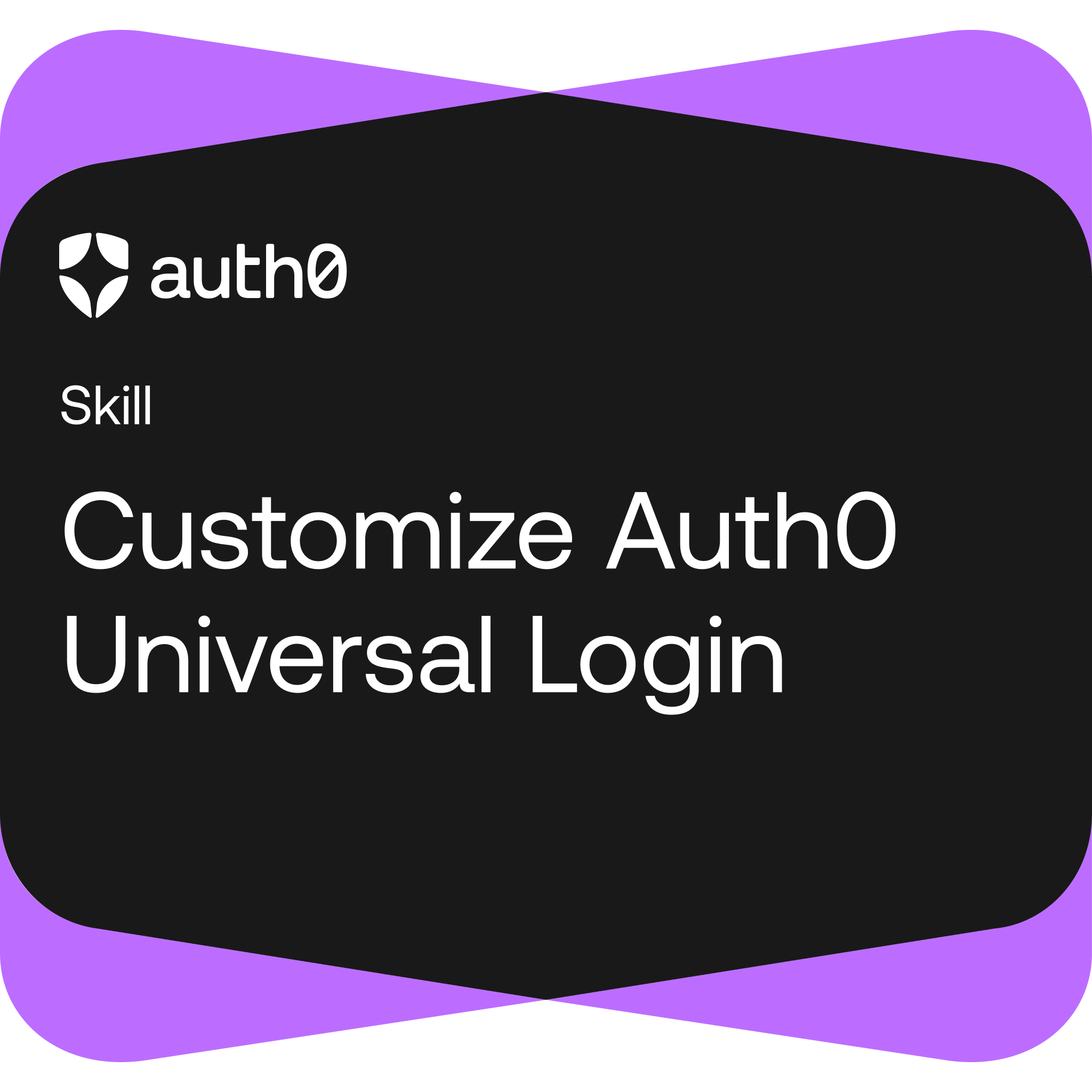 Customize Auth0 Universal Login
