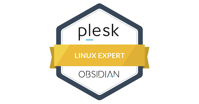 Plesk Obsidian for Linux Expert - Credly