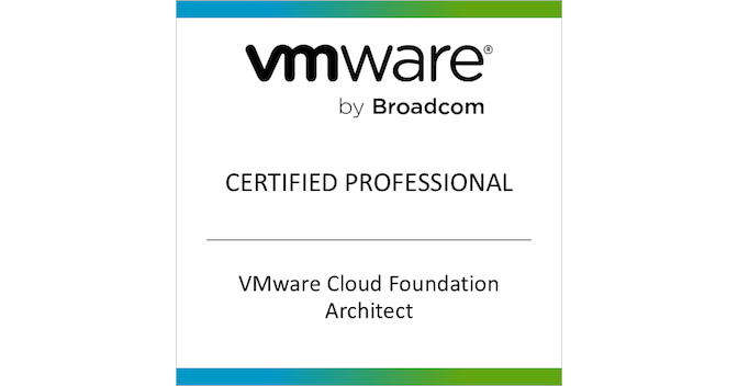 VMware Certified Professional - VMware Cloud Foundation Architect - Credly