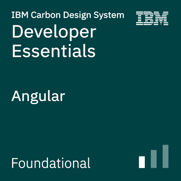 IBM Carbon Design System Developer Essentials - Angular